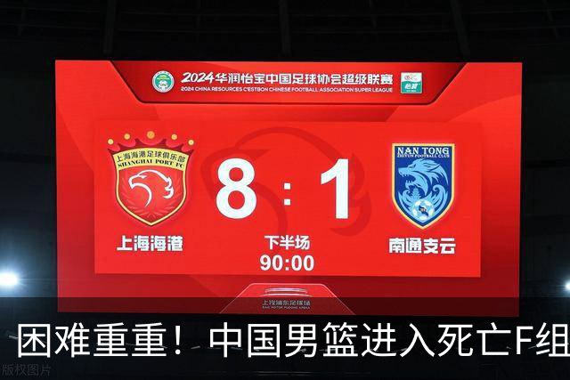 困难重重！中国男篮进入死亡F组，3大归化强敌拦路，也无战绩优势